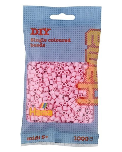 HAMA Perlen Pastell-Rosé 1.000Stück