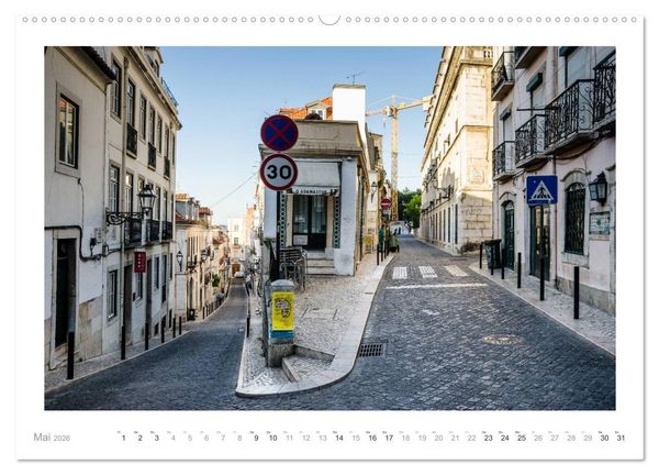 Produktbild: Lissabon - Alter macht sch&ouml;n (hochwertiger Premium Wandkalender 2026 DIN A2 quer), Kunstdruck in Hochglanz