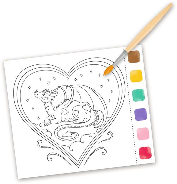 Produktbild: Aquarell-Gl&uuml;ck Drachenzauber