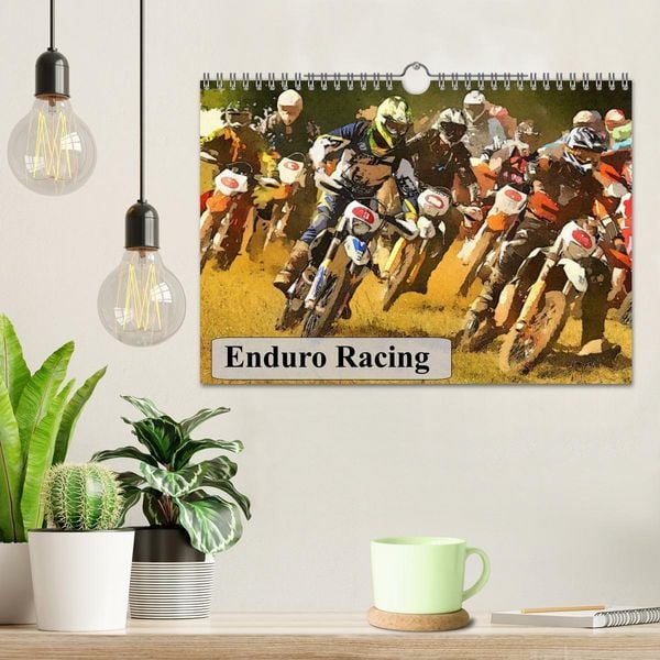 Produktbild: Enduro Racing (Wall Calendar 2026 DIN A4 landscape), CALVENDO 12 Month Wall Calendar