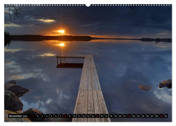 Produktbild: Reiseland Schweden (Wandkalender 2026 DIN A2 quer), CALVENDO Monatskalender