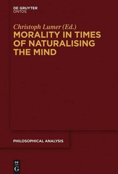 Produktbild: Morality in Times of Naturalising the Mind