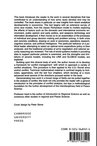 Produktbild: Arms Races, Arms Control, and Conflict Analysis