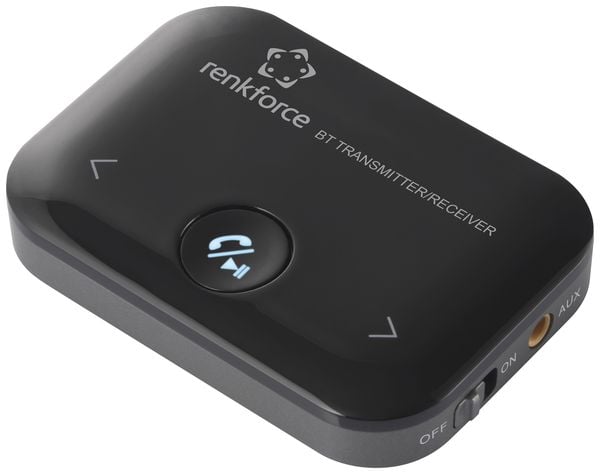 Renkforce RF-BTR-150 Bluetooth® Musik-Sender/Empfänger Bluetooth Version: 5.0 8 m integrierter Akku