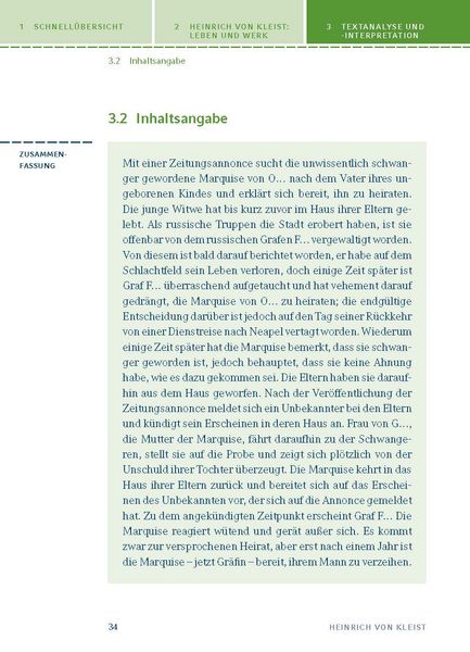 Produktbild: Die Marquise von O... von Heinrich von Kleist