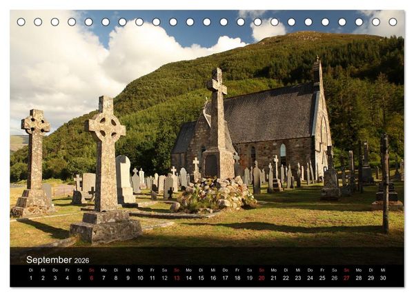 Produktbild: Schottland - magischen Orten auf der Spur (Tischkalender 2026 DIN A5 quer), CALVENDO Monatskalender
