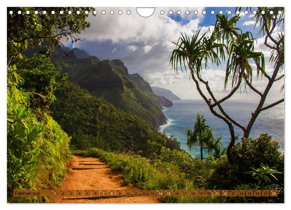 Produktbild: Kauai - Einmal Paradies und zur&uuml;ck (Wandkalender 2026 DIN A4 quer), CALVENDO Monatskalender