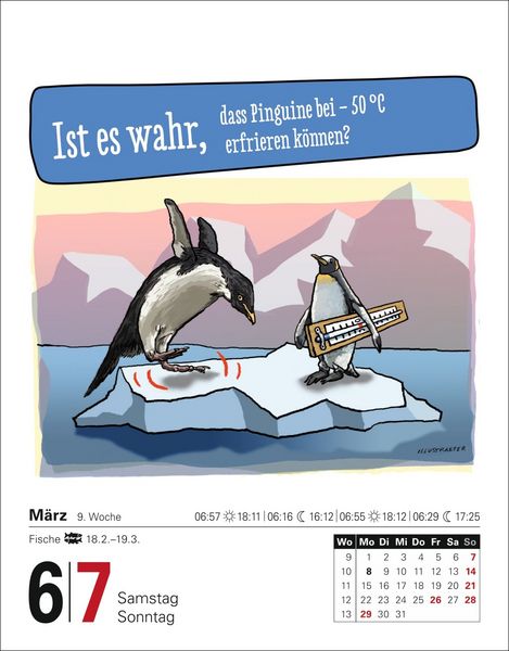 Produktbild: Ist es wahr, dass ...? Tagesabrei&szlig;kalender 2027 - Alltagswissen auf dem Pr&uuml;fstand