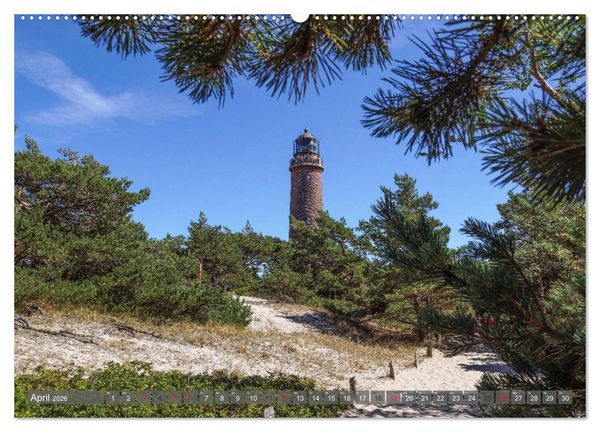 Produktbild: Fischland Dar&szlig; Zingst - wie gemalt (Wandkalender 2026 DIN A2 quer), CALVENDO Monatskalender