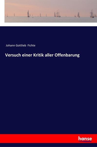 Produktbild: Versuch einer Kritik aller Offenbarung
