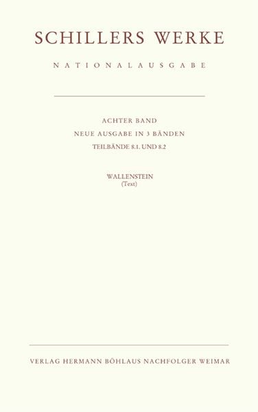 Produktbild: Schillers Werke. Nationalausgabe