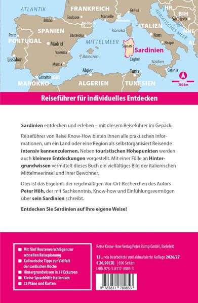 Produktbild: Reise Know-How Reisef&uuml;hrer Sardinien