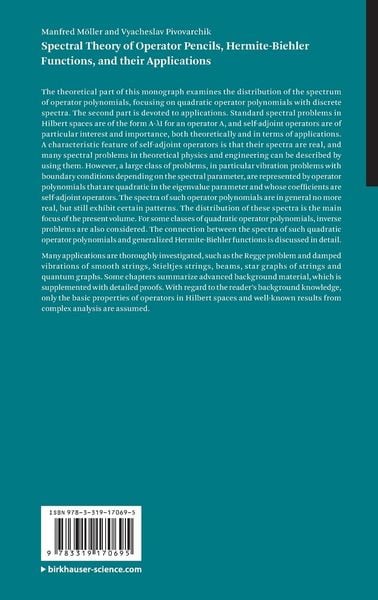 Produktbild: Spectral Theory of Operator Pencils, Hermite-Biehler Functions, and their Applications