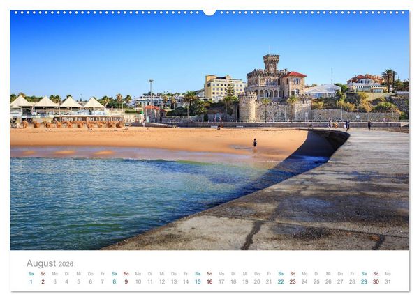 Produktbild: ESTORIL - die sch&ouml;nsten Badeorte Lissabons (Wandkalender 2026 DIN A2 quer), CALVENDO Monatskalender