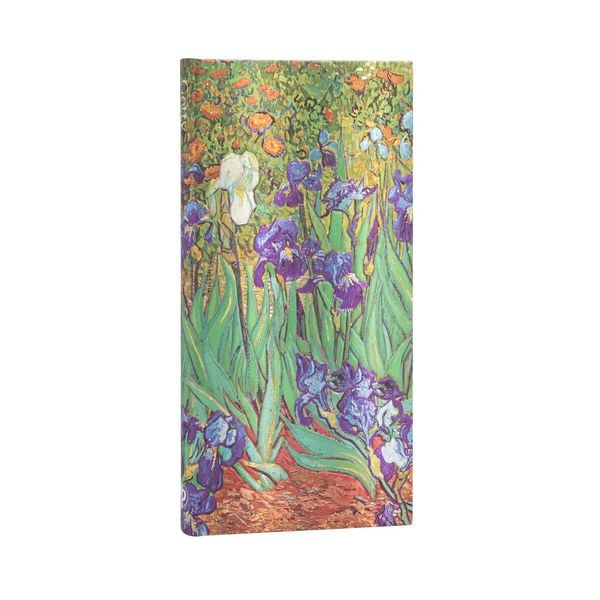 Produktbild: Hardcover Notizbuch Van Goghs Schwertlilien, Schlank, Liniert