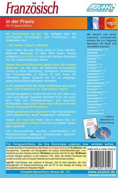 Produktbild: ASSiMiL Franz&ouml;sisch in der Praxis - MP3-Sprachkurs - Niveau B2-C1