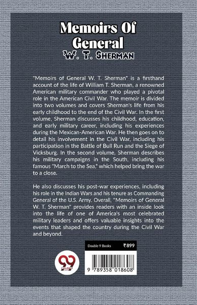 Produktbild: Memoirs Of General W. T. Sherman Vol -1