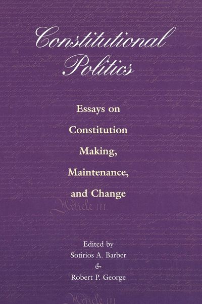 Produktbild: Constitutional Politics