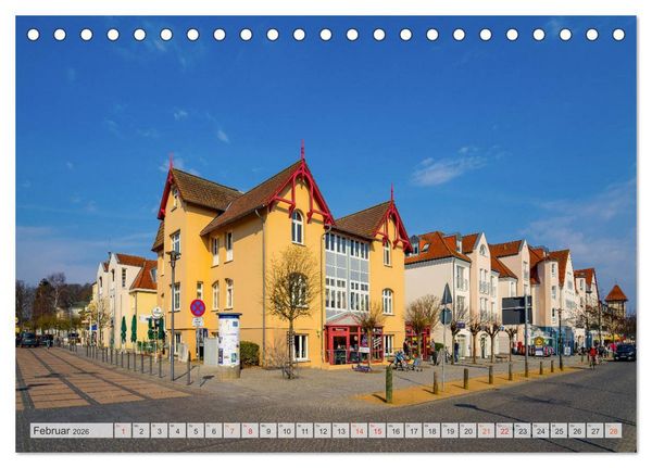 Produktbild: K&uuml;hlungsborn Impressionen (Tischkalender 2026 DIN A5 quer), CALVENDO Monatskalender