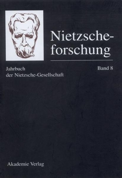 Produktbild: Nietzscheforschung Band 8