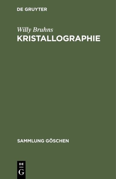Produktbild: Kristallographie
