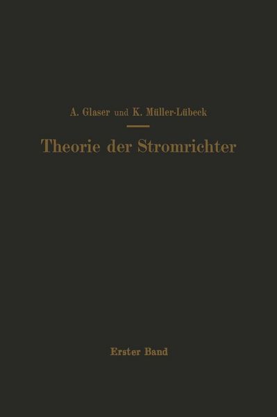 Produktbild: Einf&uuml;hrung in die Theorie der Stromrichter