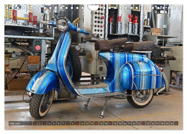 Produktbild: La Vespa en Cartoon (Calendrier mural 2026 DIN A4 vertical), CALVENDO calendrier mensuel