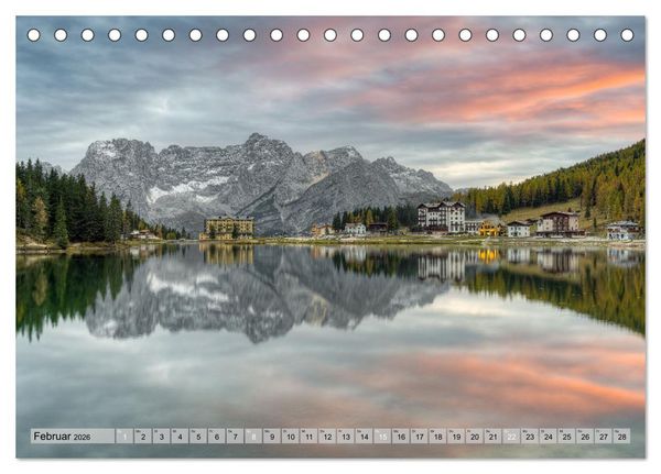 Produktbild: Faszination Dolomiten (Tischkalender 2026 DIN A5 quer), CALVENDO Monatskalender