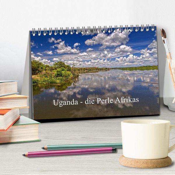Produktbild: Uganda - die Perle Afrikas (Tischkalender 2026 DIN A5 quer), CALVENDO Monatskalender