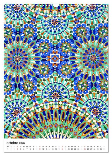 Produktbild: Couleurs MAROC (Calendrier mural 2026 DIN A3 horizontal), CALVENDO calendrier mensuel