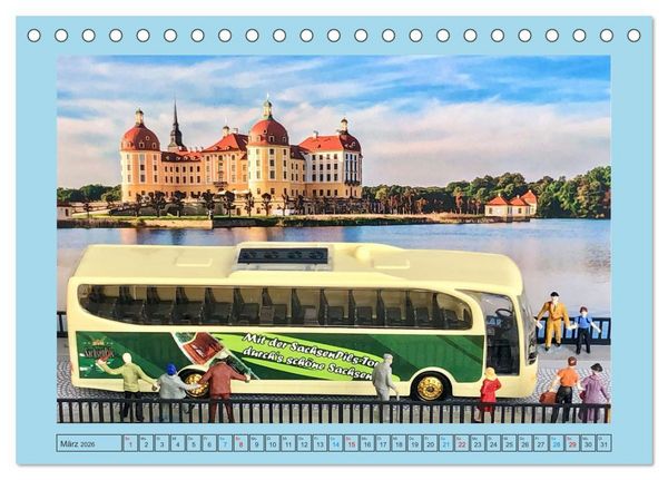 Produktbild: DDR Modellautos im Fokus (Tischkalender 2026 DIN A5 quer), CALVENDO Monatskalender