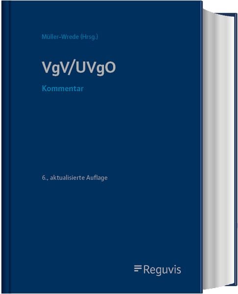 Produktbild: VgV / UVgO Kommentar