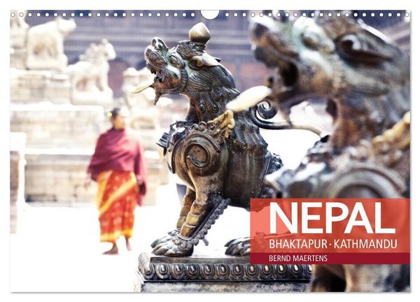 NEPAL Bhaktapur Kathmandu (Wandkalender 2026 DIN A3 quer), CALVENDO Monatskalender