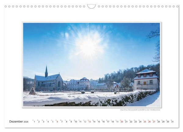 Produktbild: Emotionale Momente: Abtei Marienstatt im Westerwald (Wandkalender 2026 DIN A3 quer), CALVENDO Monatskalender