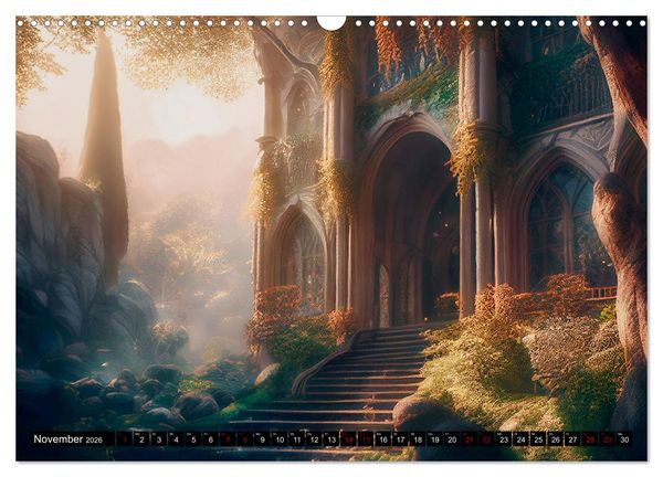 Produktbild: Im Reich der Elben (Wandkalender 2026 DIN A3 quer), CALVENDO Monatskalender