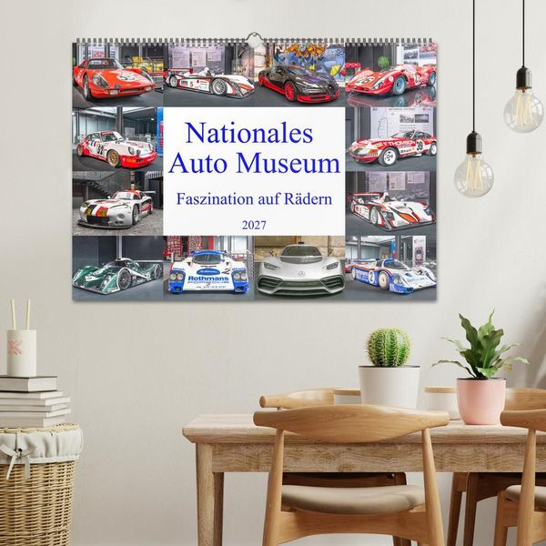 Produktbild: Nationales Auto Museum, Faszination auf R&auml;dern (Wandkalender 2027 DIN A2 quer), CALVENDO Monatskalender