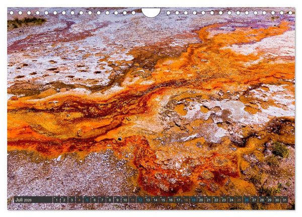 Produktbild: Farbenwunder Yellowstone (Wandkalender 2026 DIN A4 quer), CALVENDO Monatskalender