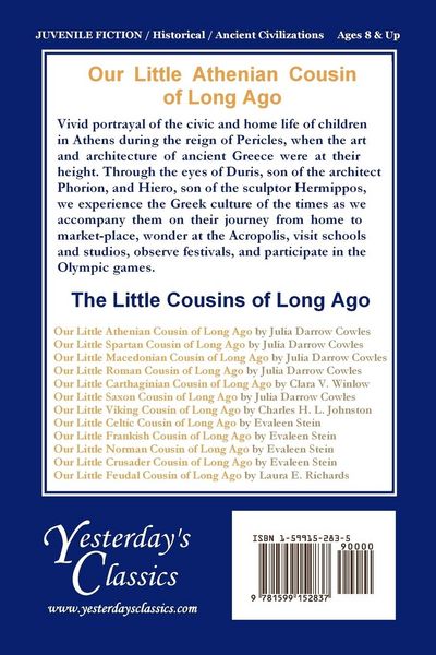 Produktbild: Our Little Athenian Cousin of Long Ago (Yesterday's Classics)
