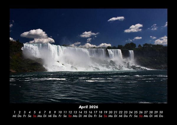Produktbild: Wasserf&auml;lle 2026 Fotokalender DIN A3
