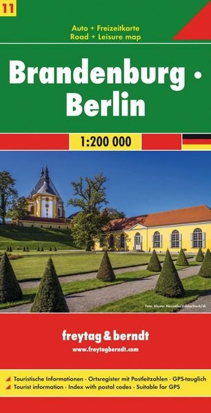 Produktbild: Deutschland 11 Brandenburg, Berlin 1 : 200 000