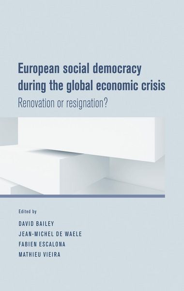 Produktbild: European social democracy during the global economic crisis