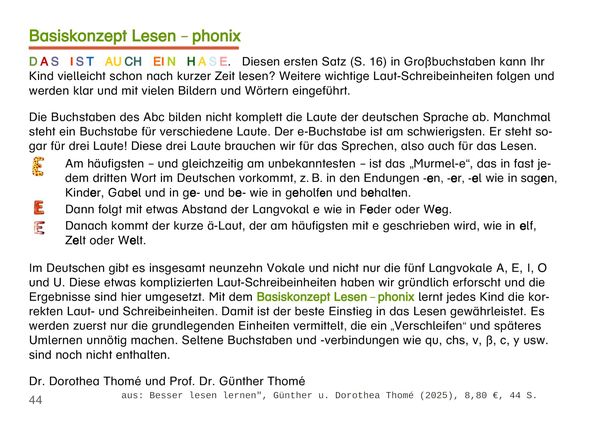 Produktbild: Besser lesen lernen