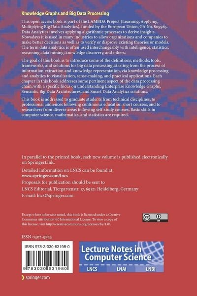 Produktbild: Knowledge Graphs and Big Data Processing