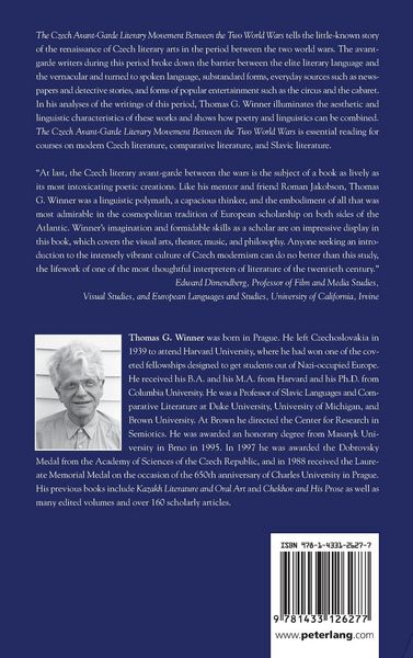 Produktbild: The Czech Avant-Garde Literary Movement Between the World Wars
