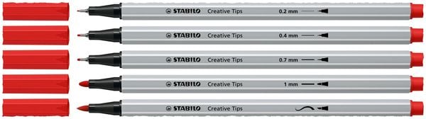 Produktbild: STABILO Filzstift & Fineliner Multi-Liner-Set - Creative Tips - ARTY, 30er Metalletui - CLASSIC