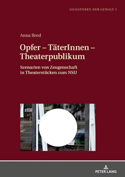 Produktbild: Opfer &ndash; T&auml;terInnen &ndash; Theaterpublikum