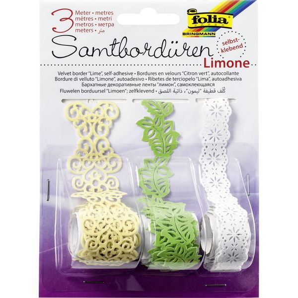 Produktbild: FOLIA&reg; Samtbord&uuml;ren, Limone
