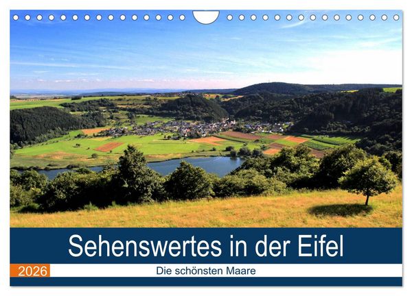 Produktbild: Sehenswertes in der Eifel - Die sch&ouml;nsten Maare (Wandkalender 2026 DIN A4 quer), CALVENDO Monatskalender