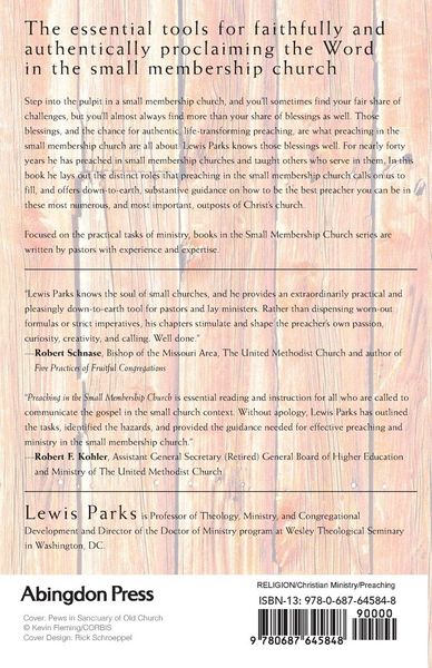 Produktbild: Preaching in the Small Membership Church