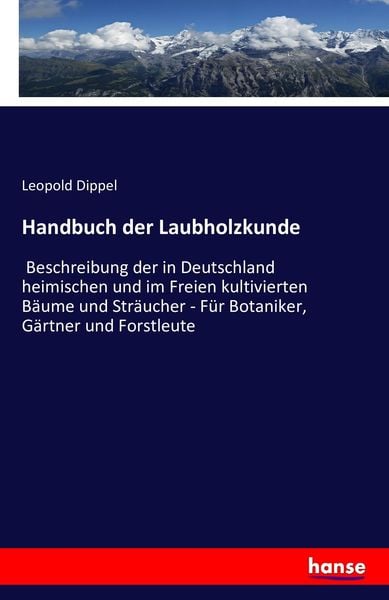 Produktbild: Handbuch der Laubholzkunde